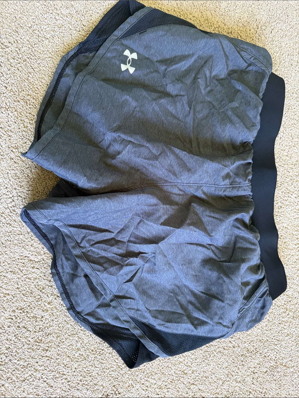 Under Armour Charcoal Gray Women's Running Shorts